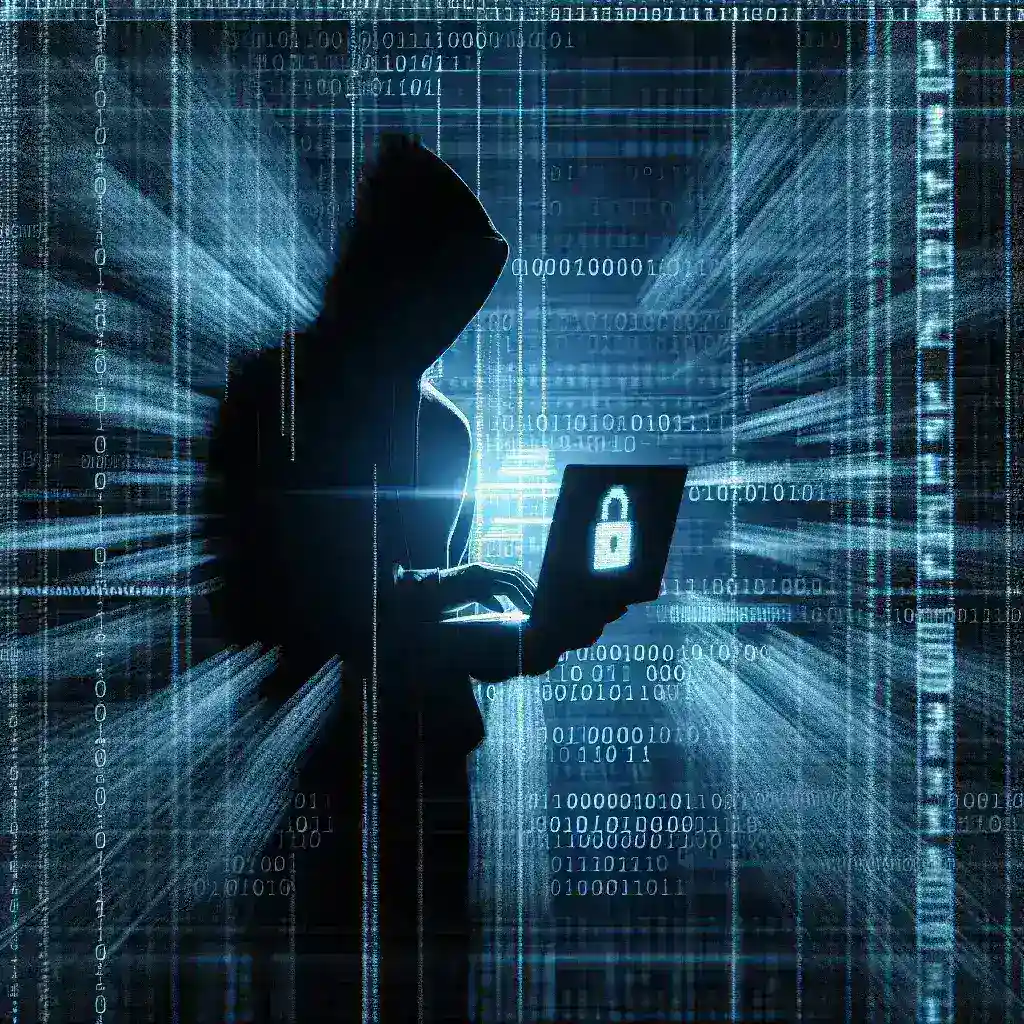 "Illustration of malware obfuscation technique demonstrating complex code manipulation used by hackers to evade detection in cybersecurity."