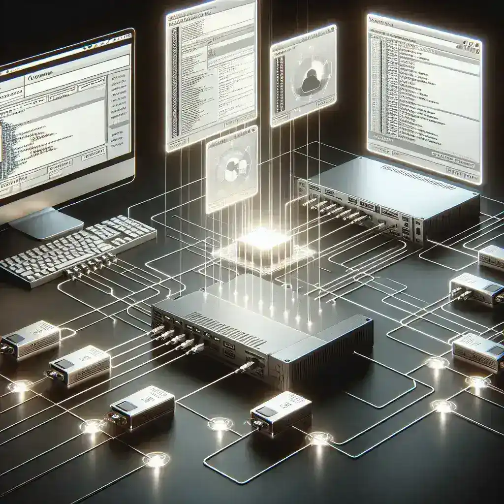 How do you set up a device server for serial communication?