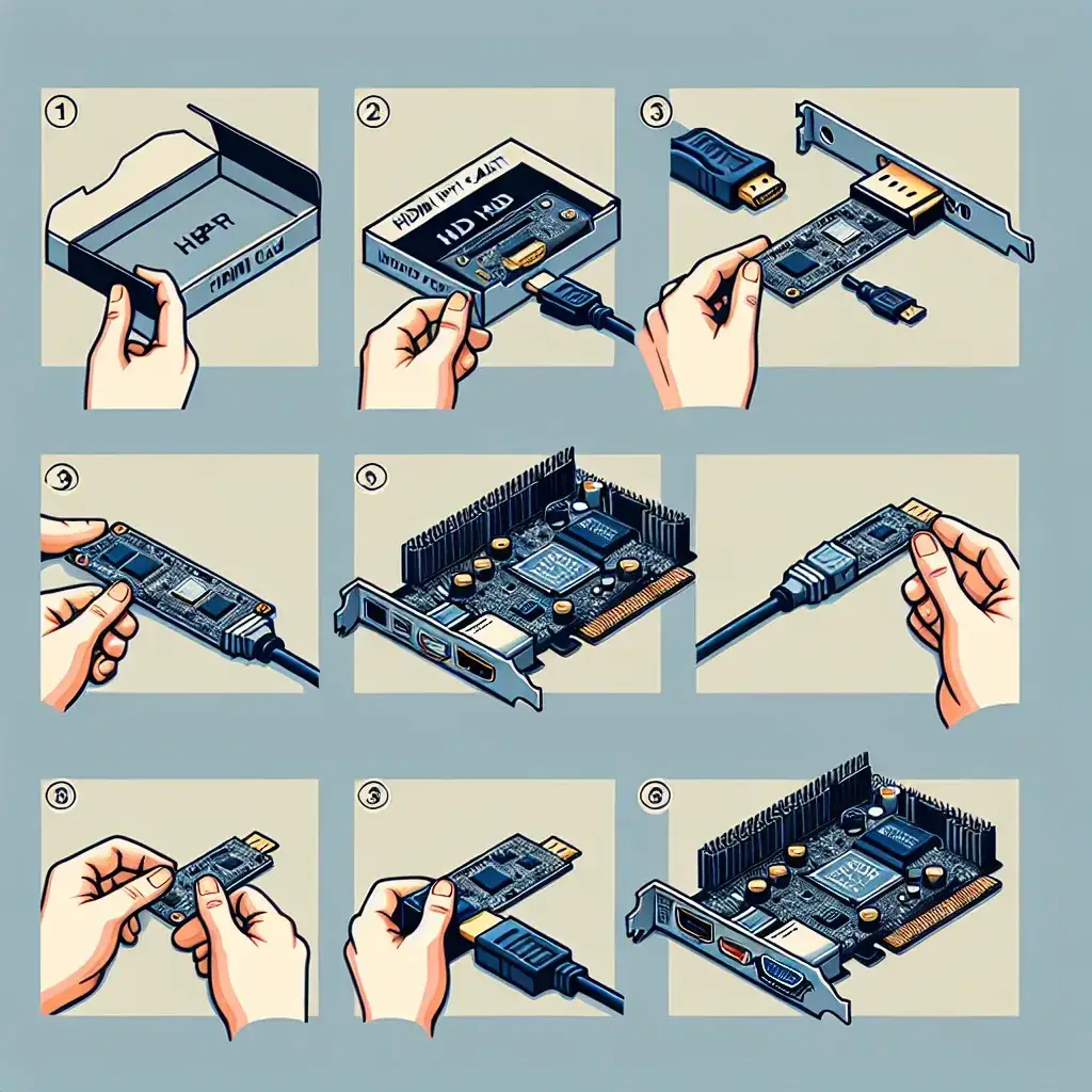 What are the steps to install an HDMI input card?