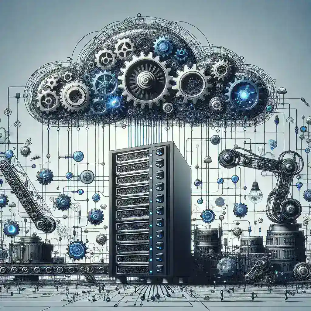 How do you configure a device server for use in industrial automation?
